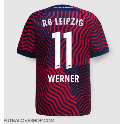 Dres RB Leipzig Timo Werner #11 Preč 2023-24 Krátky Rukáv